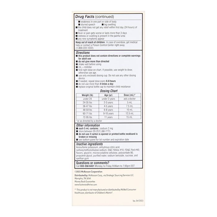 Children's Ibuprofen Oral Suspension Ages 2-11