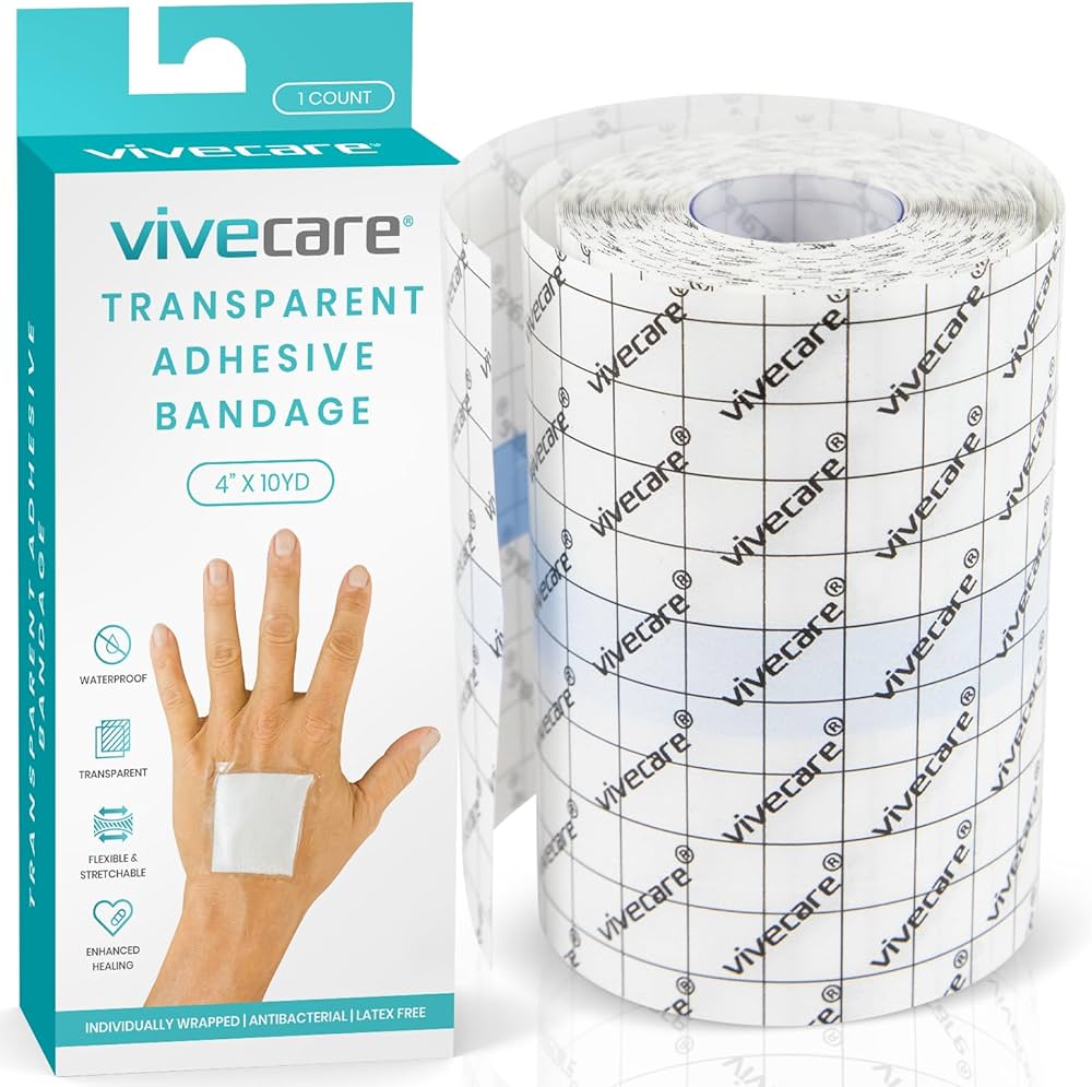 Transparent Adhesive Bandage 4"x10yards