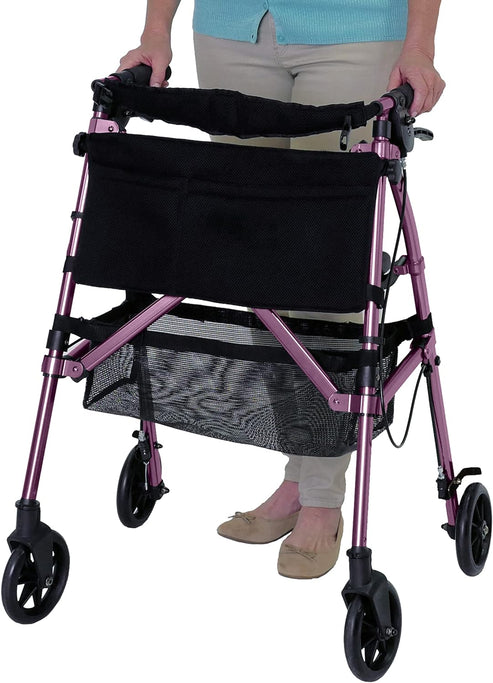 EZ Fold-N-Go Rollator Regal Rose