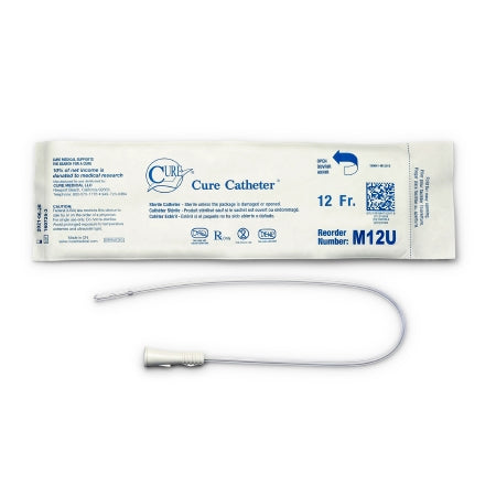 Urethral Catheter Straight Tip Uncoated PVC 16" Coude