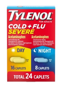 TYLENOL Cold + Flu Severe Caplets For Multi-Symptom Relief