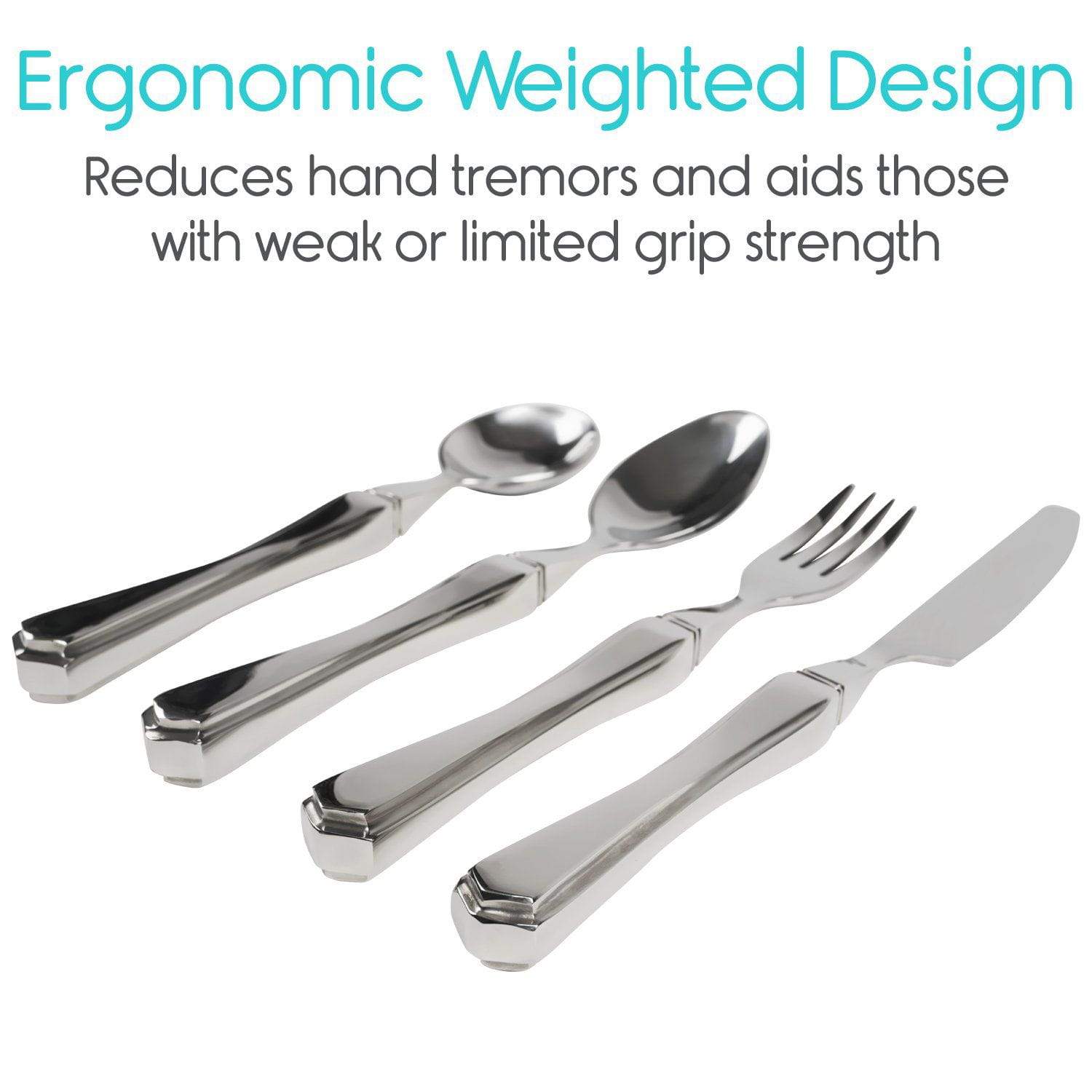 Weighted Utensil Set