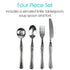 Weighted Utensil Set