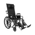 Reclining Wheelchair - Elevating Legrest - 18 Inch Seat Width - 300 lbs. Weight Capacity