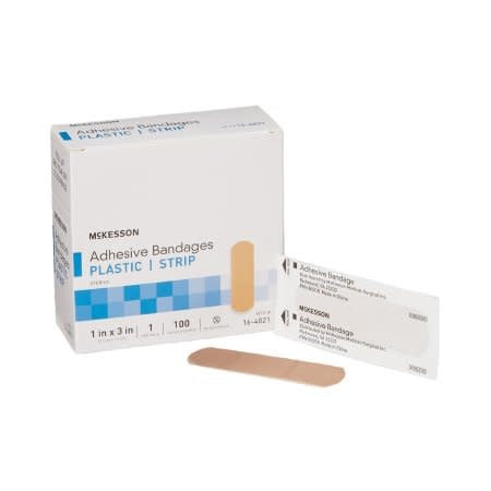 Adhesive Strip 1" x  3" - Plastic