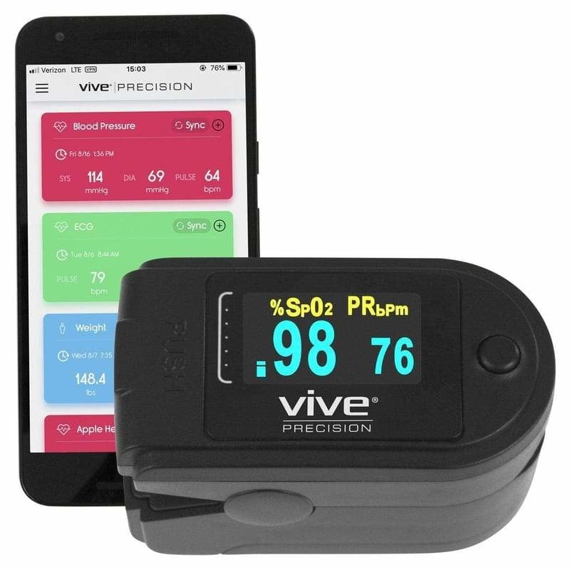 Pulse Oximeter Compatible with Smart Devices